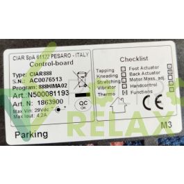 Control unit CIAR 888 cod N500081193 art 1863900