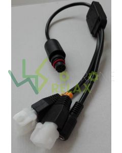 DIN connector cable 6 holes 2 motors armchair