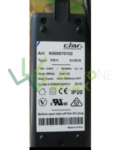 Power supply compatible with Ciar PS11 art N500070102 29V 1A