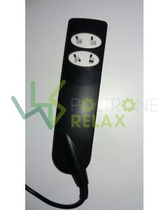Remote control for electric recliner chairs two motors