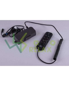 Universal remote control with control unit for independent control of 3 motors