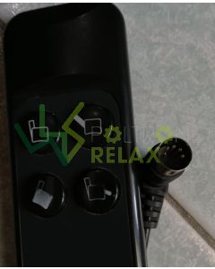 Remote control for electric recliner chairs single motor round connection (Golden Line)